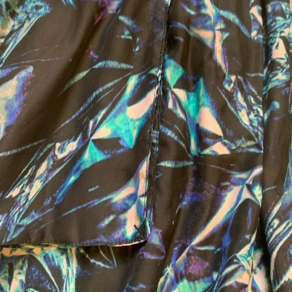 EUC✨ SILENCE + NOISE women's medium black silky funky jogger pants - Picture 6 of 11